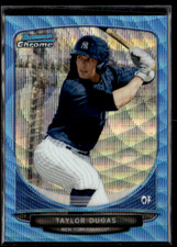 2013 Bowman Chrome - Prospects  Blue Wave Refractor #BCP155 Taylor Dugas (RC)