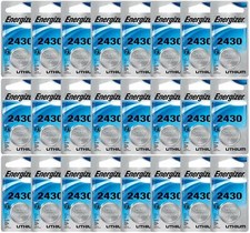 Energizer CR2430 CR 2430 DL2430 Lithium 3V 24 Batteries