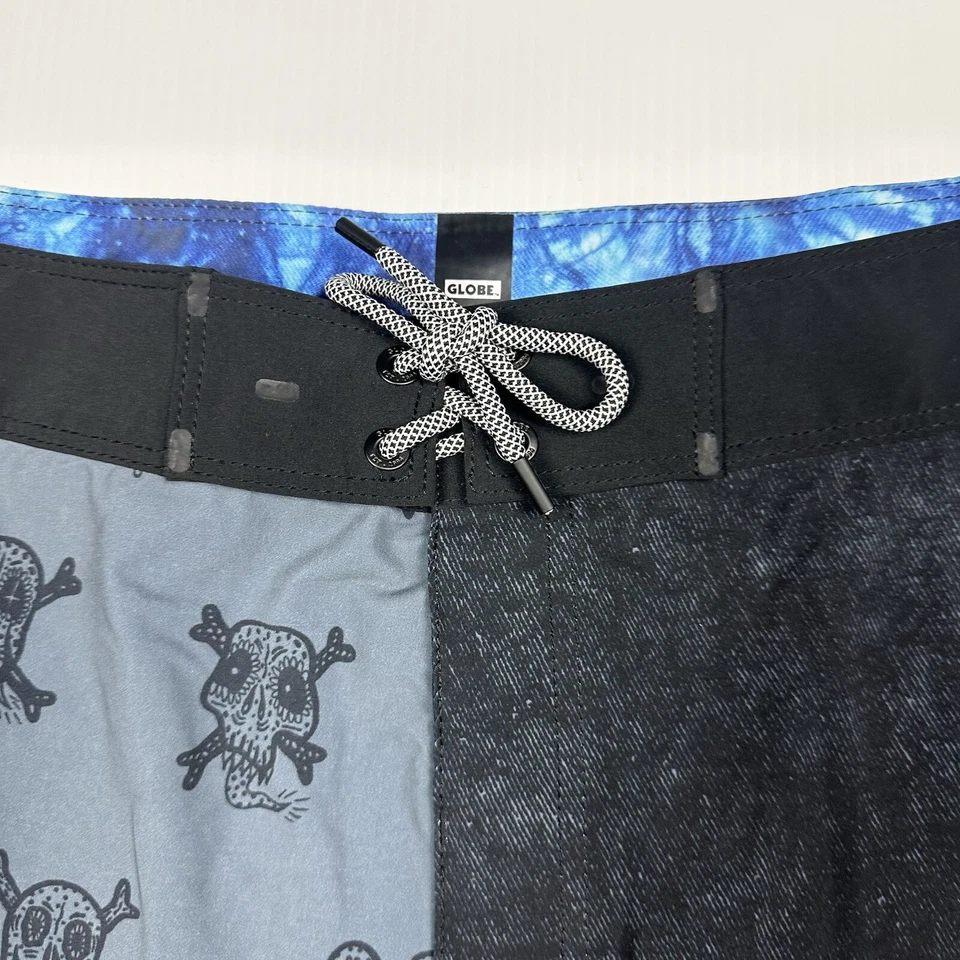 Globe Nuevo con Etiquetas Evil Paradise Boardshort Talla 36 Gris Ropa de Surf Pantalones Cortos de Natación Elastizados Foto 3 de 4