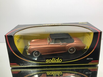 SOLIDO PRESTIGE 8007 BENTLEY S2 CABRIOLET 1961 -BRONZE MET. 1:20- GOOD IN BOX