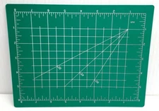 7" X 9" Cutting Mat Self Healing Scrapbooking Arts Crafts Non Slip Double Sided