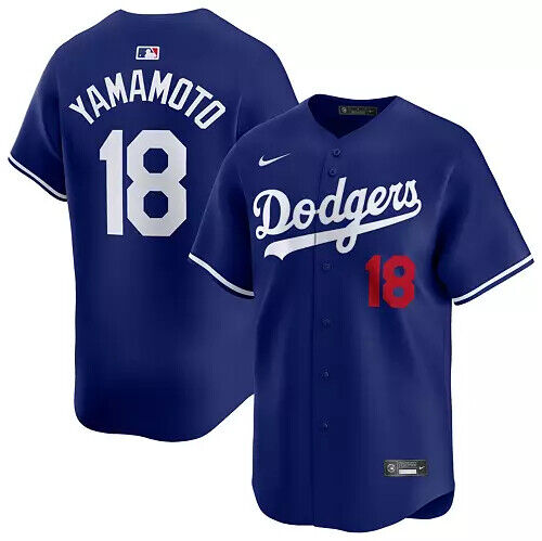 Los Angeles Dodgers Yoshinobu Yamamoto Nike Royal Alternate Los Angeles Dodgers Yoshinobu Yamamoto Nike Royal Alternate