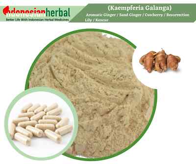 Capsule Of  Aromatic Ginger Sand Ginger Cutcherry  (Kaempferia Galanga) Herbs
