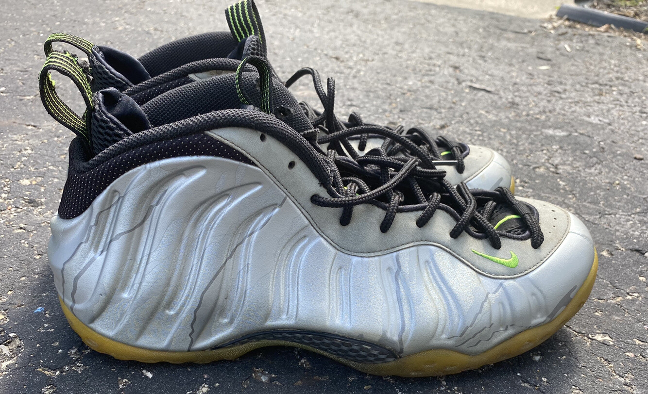 silver camo foamposite