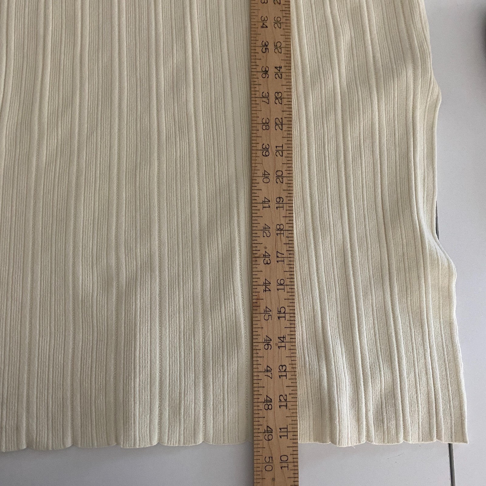 FRAME Twist-Front Rib Knit Midi Dress Size XL Bon… - image 10