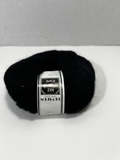 Kid n Ewe Bryspun Yarn 1 Skein Black 50 Kid Mohair 50 Wool 120 yards 50 g