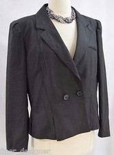 PEABODY HOUSE Wool Blazer Puffed Sleeves Victorian jacket light coat 13 14 VTG