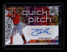 2021 Panini Mosaic Quick Pitch Autographs #66 Jonathan India Auto - NM-MT