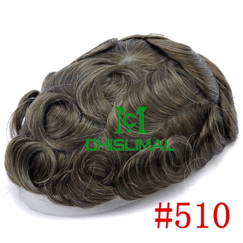 Herren Toupet Männer Perücke dünne Folie Herren-perücke 100% Echthaar - 第 57/70 張圖片