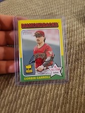 2024 Topps Heritage Base - #372 Corbin Carroll Rookie Gold Cup
