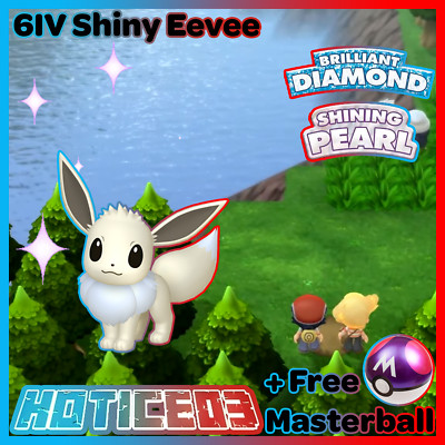 6IV Shiny Eevee Pokemon Brilliant Diamond Shining Pearl