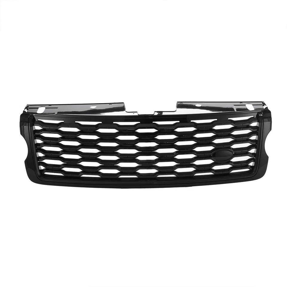 Front Bumper Grille Fit Land Rover Range Rover Vogue L405 2013-2017 Gloss Black Foto 3 de 4