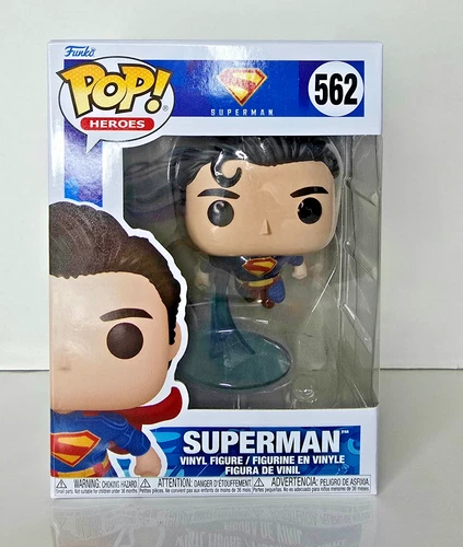 In Stock! Funko Pop Superman 2025 Movie (Flying) Pose Vinyl Figure # 562