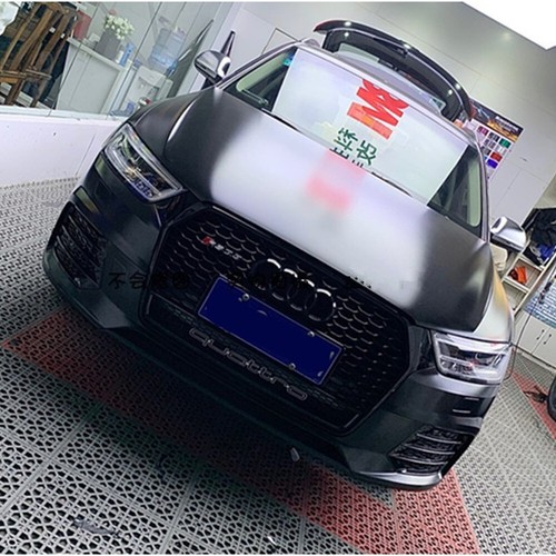 Für Audi Q3 8U Sline 2016-2018 RS Kühlergrill Glänzend Schwarz Grill - Picture 2 of 6