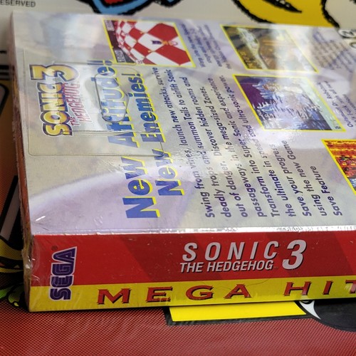 Sonic The Hedgehog 3 | Sega Genesis 1994, Brand New, Factory Sealed, Mint! - Picture 20 of 24