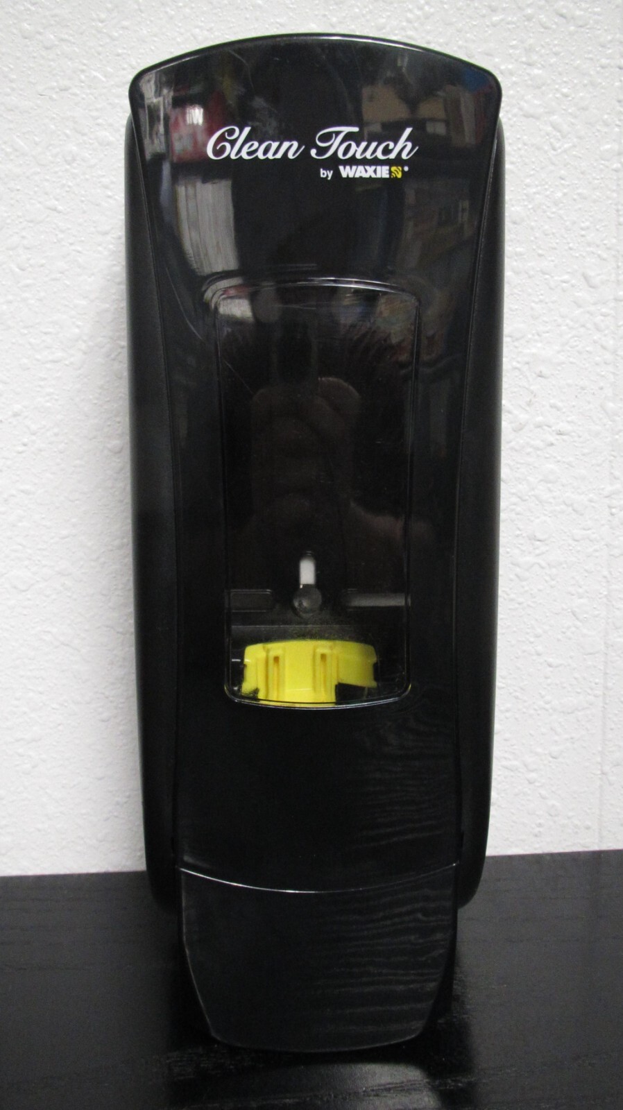 Clean Touch By Waxie, Wall Mounted Manual Soap Dispenser, Black, 700ml