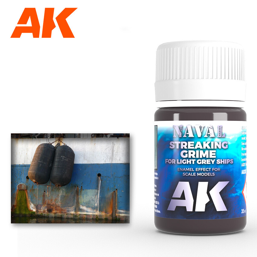 AK305 Streaking Grime For Light Gray Ships