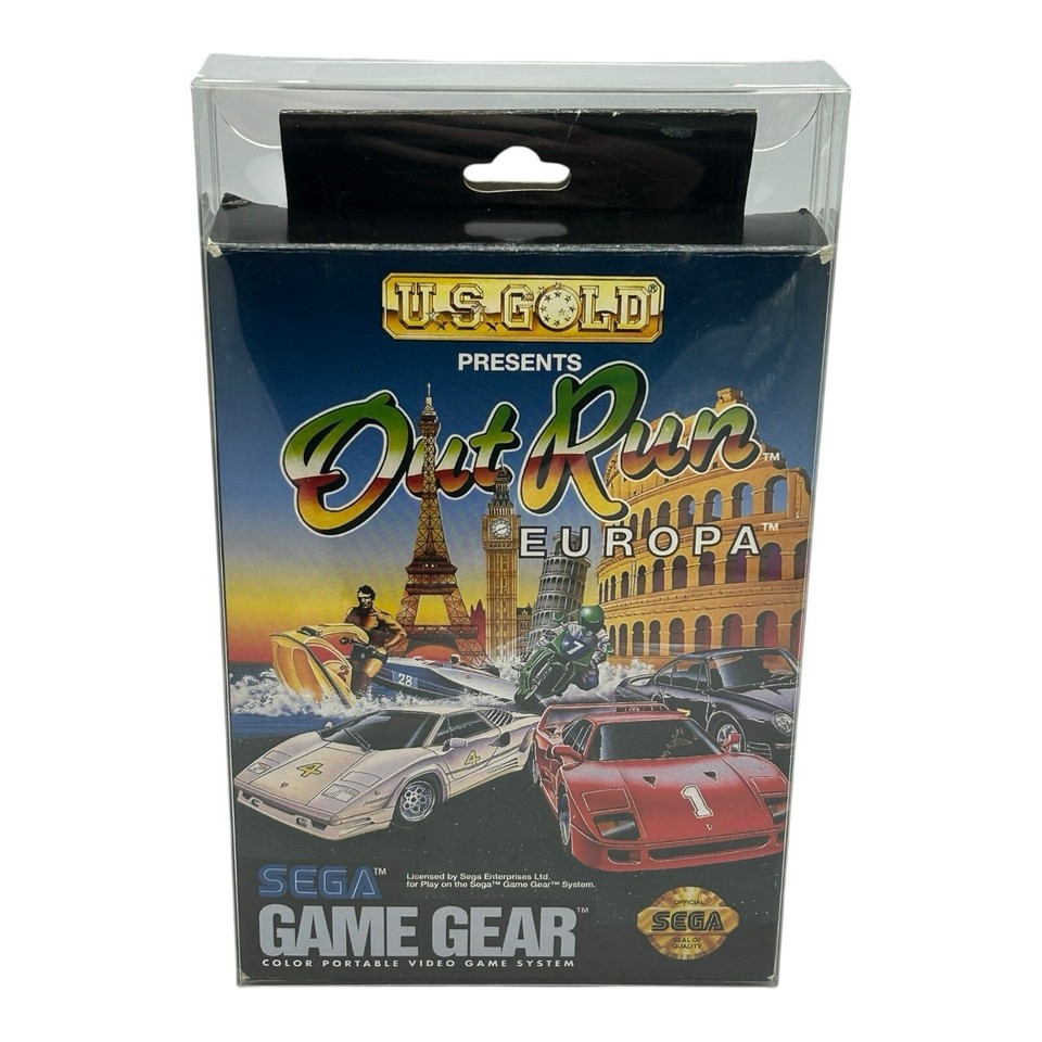 Outrun Europa Boîte Notice Jeu Vidéo Outrun Europa - Master System / Mega Drive PAL, Complet En Bon état Jeu Outrun Europa Master System Outrun Europa Boîte Notice Jeu Vidéo Outrun Europa - Master System / Mega Drive PAL, Complet En Bon état Jeu Outrun Europa Master System