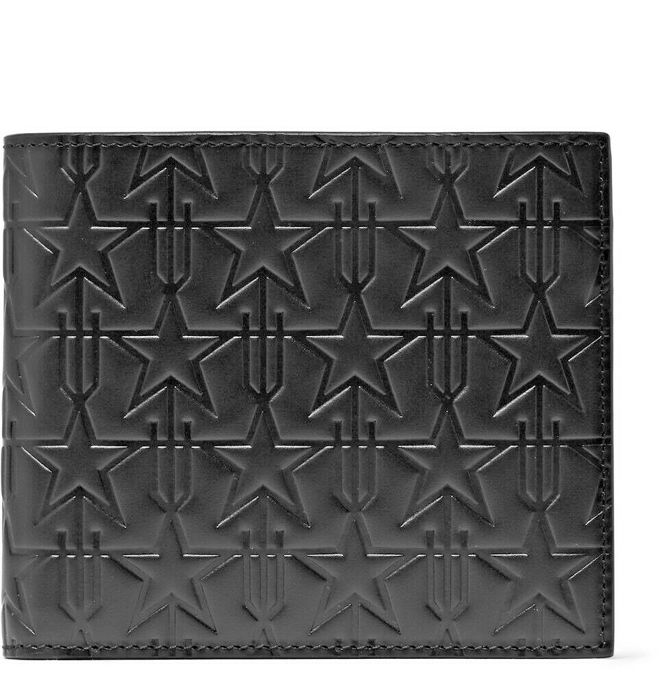 Givenchy Star Embossed leather Billfold Wallet $550 100% Authentic