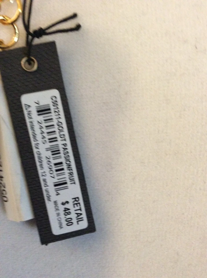 VINCE CAMUTO 'Fruta de la Pasión' Tono Oro Amarillo Borla Y Collar Venta VC-26 Foto 4 de 4