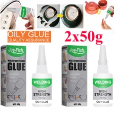 Welding High Strength Oily Glue Plastic Super For Resin Ceramic Glue Glass 2x50g