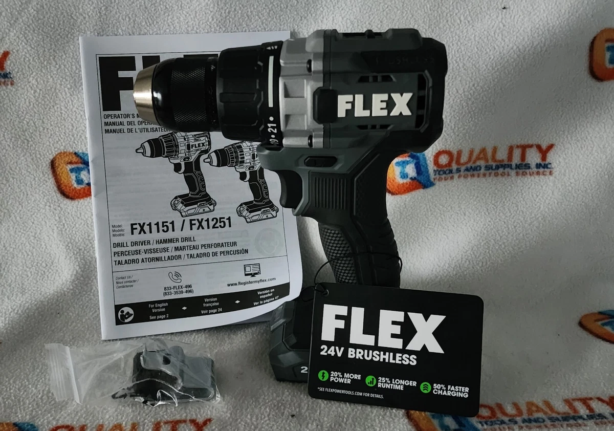 New FLEX FX1151 24V Cordless Brushless 1 2