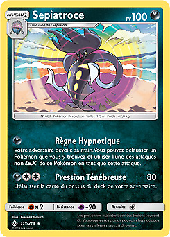 SL10-119/214 VF Français Sepiatroce Pokemon Reverse SL10-119/214 VF Français Sepiatroce Pokemon Reverse