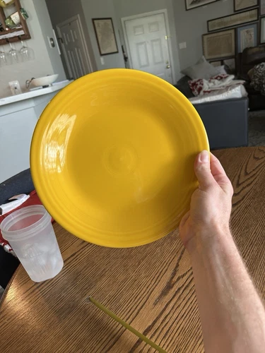 Fiestaware Yellow Dinner Plate 10.5”
