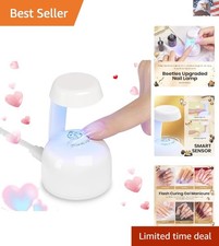 Beetles Mini Uv Light for Gel Nails Flash Curing Innovative with Smart Sensor...