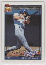 1991 Topps ( Pictured) Jose Gonzalez ( Pictured) Billy Bean #279 0b3