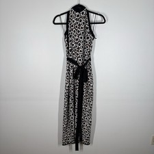 Diane Von Furstenberg Target Women XL Halter Tie Neck Poppy Knit Midi Dress NWT