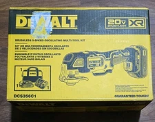 BRAND NEW DeWalt 20V MAX Brushless Cordless Multi-Tool KIT Battery, Charger, Bag