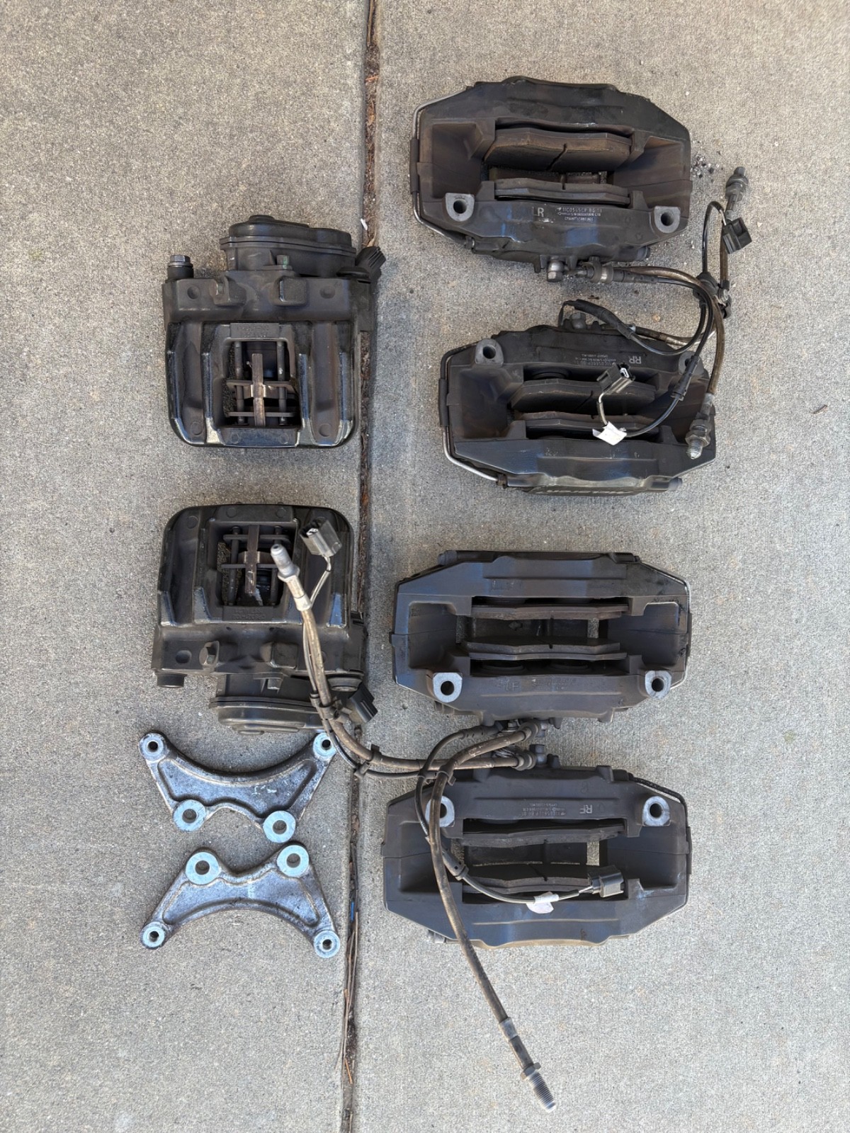 McLaren Brembo Full Set Brake Caliper Black McLaren 650S MP4-12C 12C