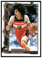 2025-26 Topps Holiday #H77 Kyshawn George ~ Washington Wizards