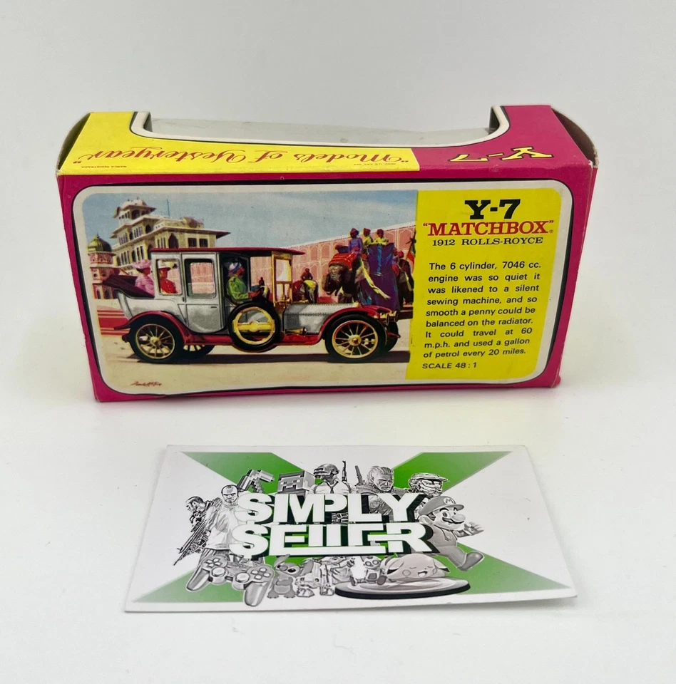 ⚡ Matchbox Y7 Models of Yesteryear - 1912 Rolls-Royce in OVP Vintage ⚡ - Bild 4 von 4