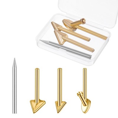 4PCS Copper Plastic Welding Tips Welder Soldering Iron Tip...
