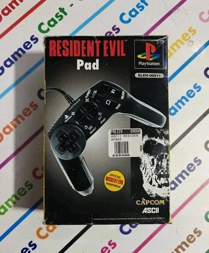 PS1 ASCII URINAL CONTROLLER PAD RESIDENT EVIL PLAYSTATION 1 RARE WITH BOX