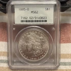 1885-O Morgan Silver Dollar PCGS MS62 Old Green Holder "Rattler" No Reserve