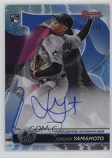 2020 Bowman's Best of Blue Refractor /150 Jordan Yamamoto #B20-JY Auto 6o3