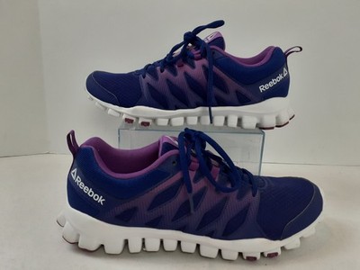 Reebok Realflex 023501 Running Sneaker Shoe Women s Size 9.5 Blue Purple BS9147