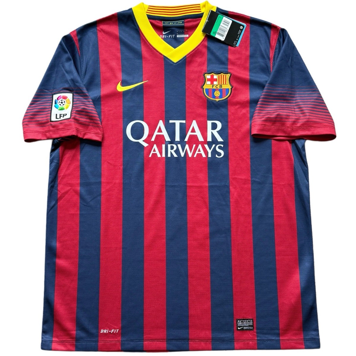 2013/14 Barcelona Home Jersey #10 Messi XL Nike Soccer Legend kit
