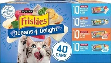 Purina Friskies Ocean Of Delight Gravy Wet Cat Food, 40 x 5.5 oz Variety Pack ✅