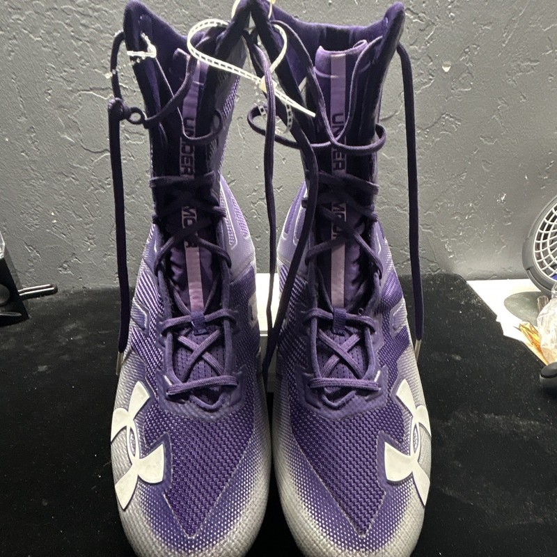 Under Armour Highlight Football Cleats Purple Men's US 15 Medium (D) 3024142-501