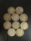 Lot Of 10 FRANKLIN Half Dollar Coins 1950-1963