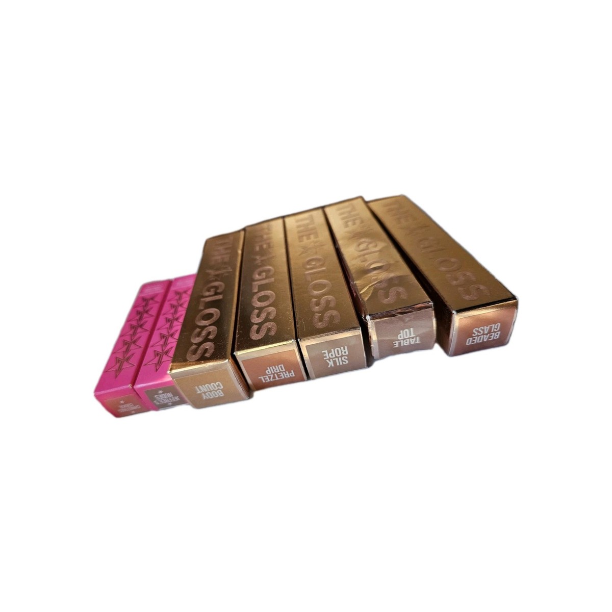 Jeffree Star Cosmetics Bundle 5 The Gloss Collection Nudes & 2