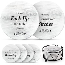 Funny Coasters - Perfect White Elephant Gifts - Unique Gifts for Women Men - ...