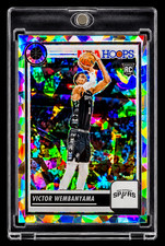 Victor Wembanyama CRACKED ICE REFRACTOR PRIZM Panini San Antonio Spurs NBA FINAL