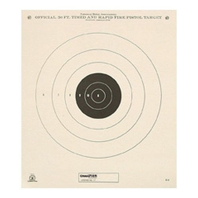 #ad Champion Traps and Targets NRA 50ft Timed amp; Rapid Fire 50ft Black $7.99