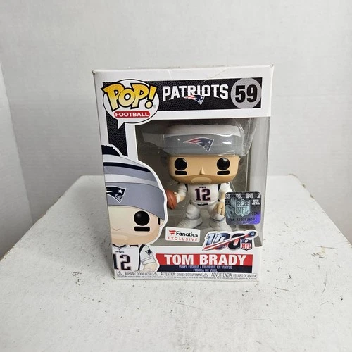 Funko Pop! NFL New England Patriots: Tom Brady #59 White Jersey Fanatics