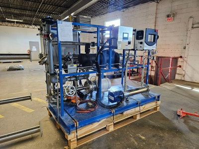 #ad Deionized Water System w Integrated Shell amp; Tube Heat Exchanger PLC Control $60000.00